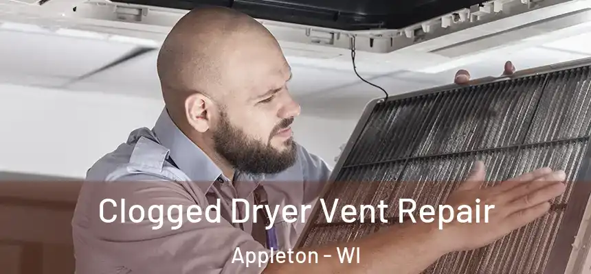 Clogged Dryer Vent Repair Appleton - WI